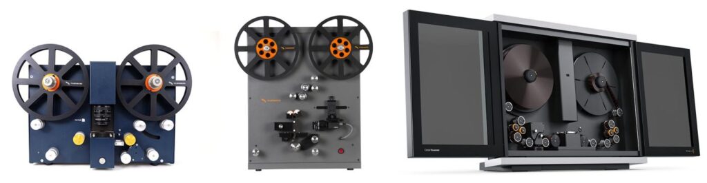 Filmfabriek og Black Magic scannere til 8, 16 og 35 mm film.